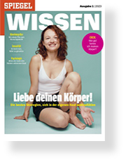 Titel Zeitschrift Natürlich mit Frau macht Yoga in der Winternatur